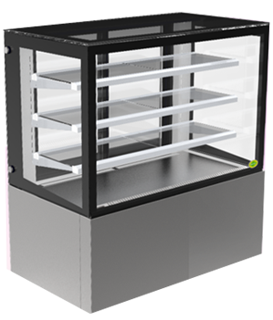Display Equipment Stainless Steel Front & Side Panel 4Ft SS