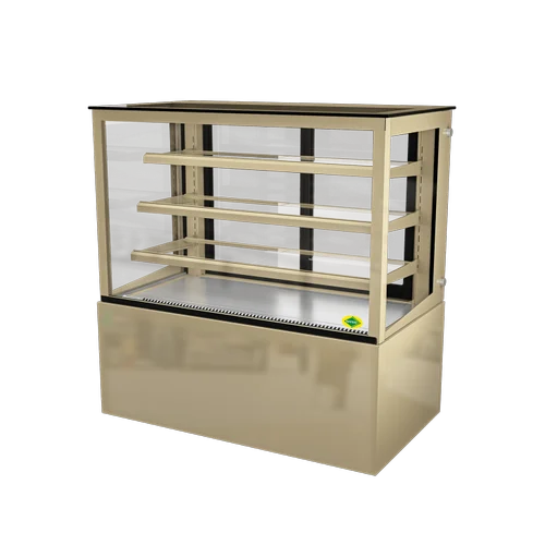 Display Equipment Stainless Steel Front & Side Panel 4Ft SS
