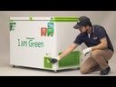 Freezers with GLASS TOP (60mm PUF)